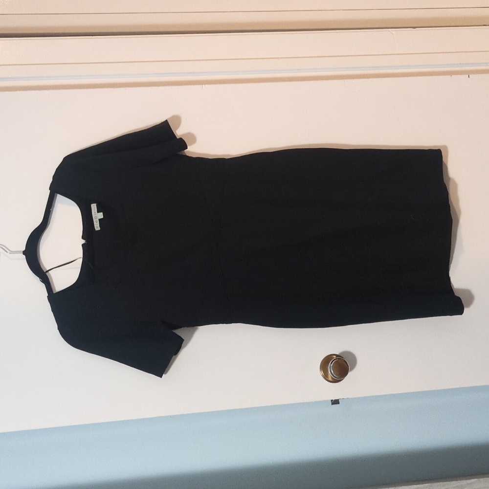 Women's black cocktail dress